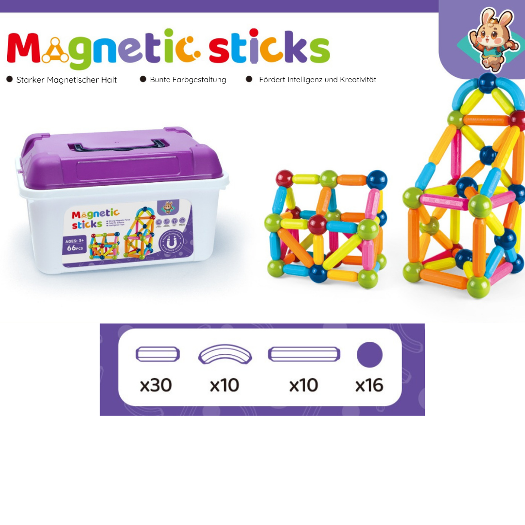 MagneticSticks - Magnetischer Baukasten