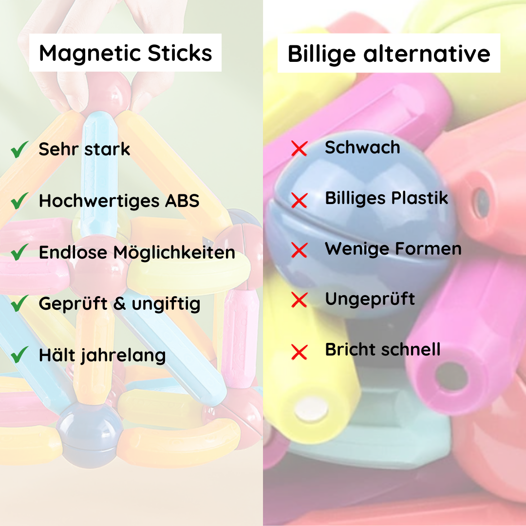 MagneticSticks - Magnetischer Baukasten
